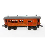 Bing Gepäckwagen, Spur 1, CL, mit Diensteinrichtung, 4 AT und 2 ST, LS, L 34,5, Z 4