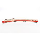 Märklin Schnelltriebwagen ST 800, Spur H0, Guss, creme/rot, 3-teilig, mit flacher Welle, LS, Z 3