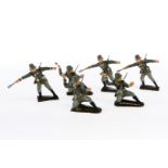 6 Soldaten mit Granate, Masse, HL, LS, Z 2-3