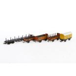 5 Märklin Güterwagen, Spur H0, Blech, LS, NV, Z 3