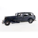 Märklin Pullman-Limousine 19032, blau/grau, mit Schlüssel, Alterungsspuren, L 37,5, OK, Z 1-2