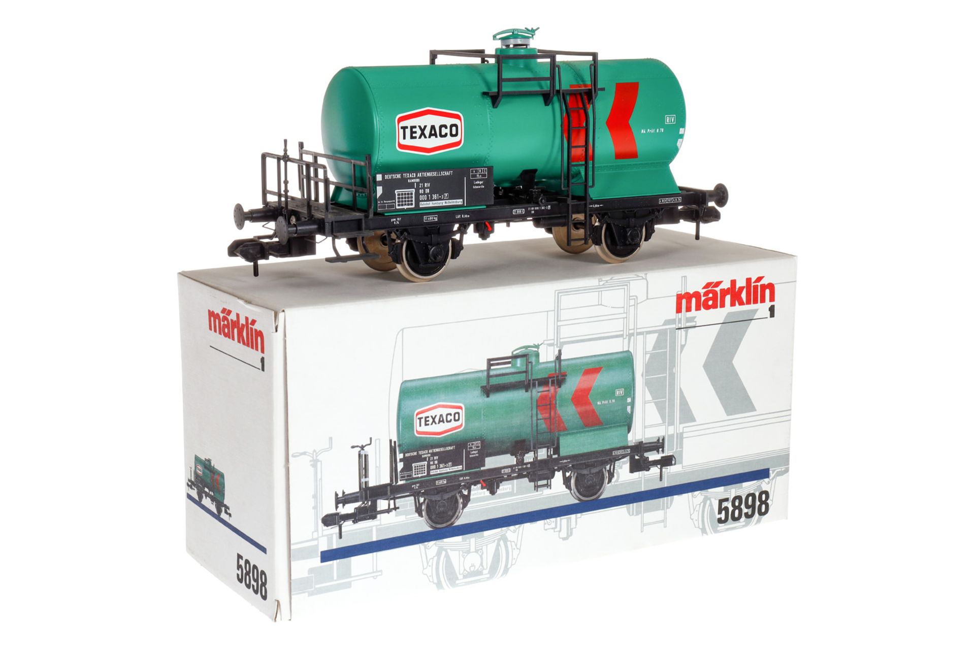 Märklin Kesselwagen 5898, Spur 1, grün, Alterungsspuren, L 27,5, OK, Z 1-2