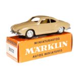 Märklin Karmann Ghia Coupet 8021, champagnerfarben, LS und Alterungsspuren, OK, Z 1-2