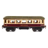 Märklin Rheingoldwagen 1894 G, Spur 1, HL, mit Inneneinrichtung, 4 AT, Gussrädern und Replik-