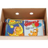 Großes Konv. Garfield-Hefte, dazu versch. Kinderbücher, leichte Gebrauchsspuren