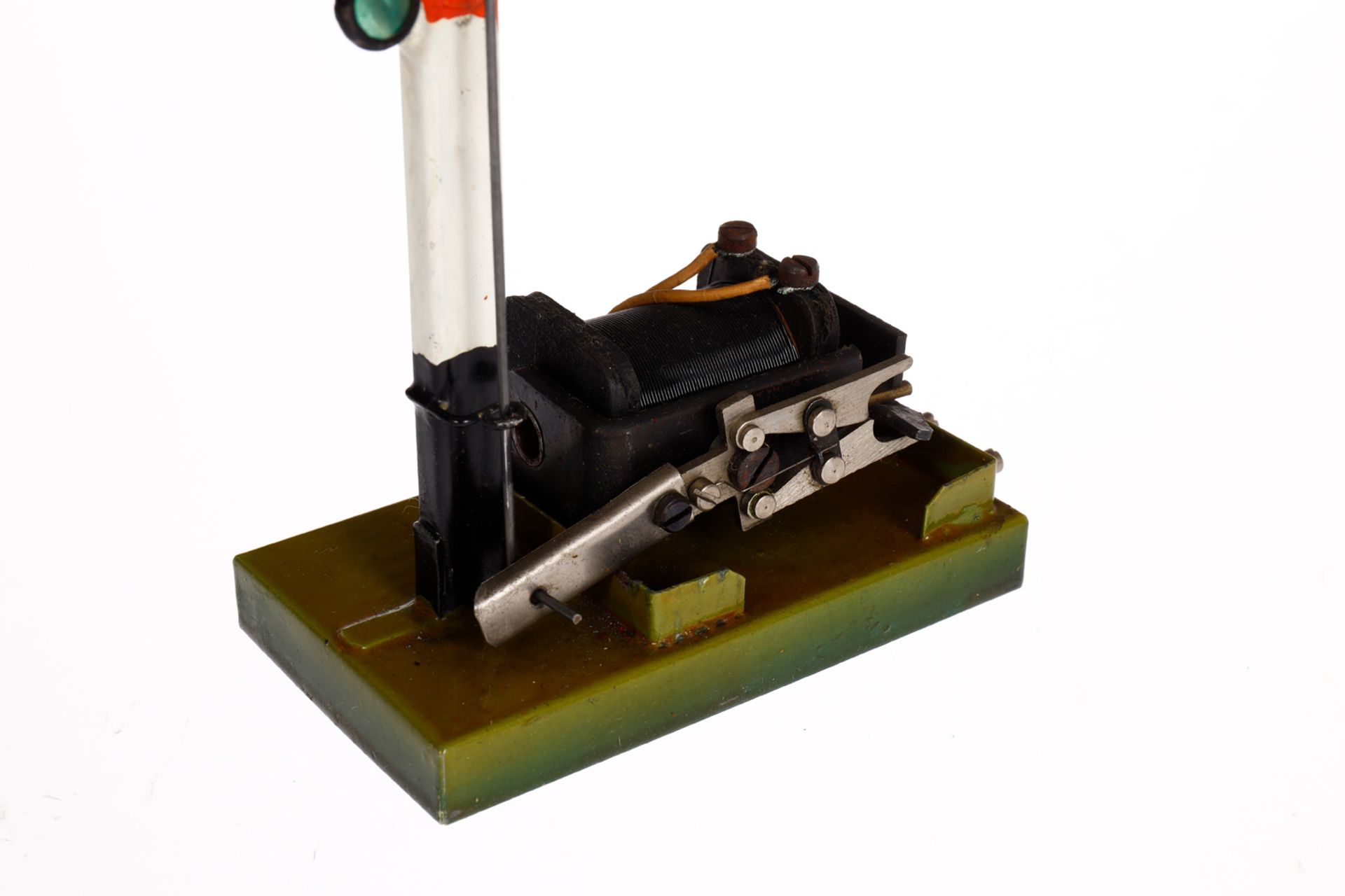 Märklin EM-Vorsignal 13745/1, HL, LS und gealterter Lack, H 18, Z 2-3 - Bild 2 aus 2