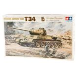 Tamiya Bausatz Panzer 109-1200, Maßstab 1:25, wohl komplett, im leicht besch. OK, Alterungsspuren