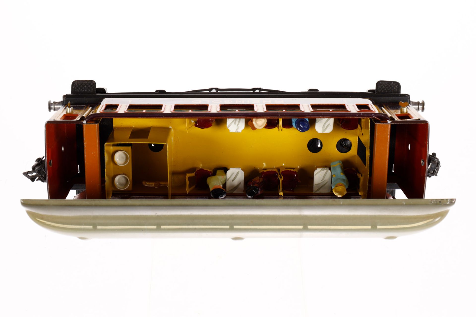 Märklin Rheingoldwagen 1749 G, Spur 0, CL, mit Speiseeinrichtung, 4 AT, Gussrädern und Replik- - Bild 5 aus 6