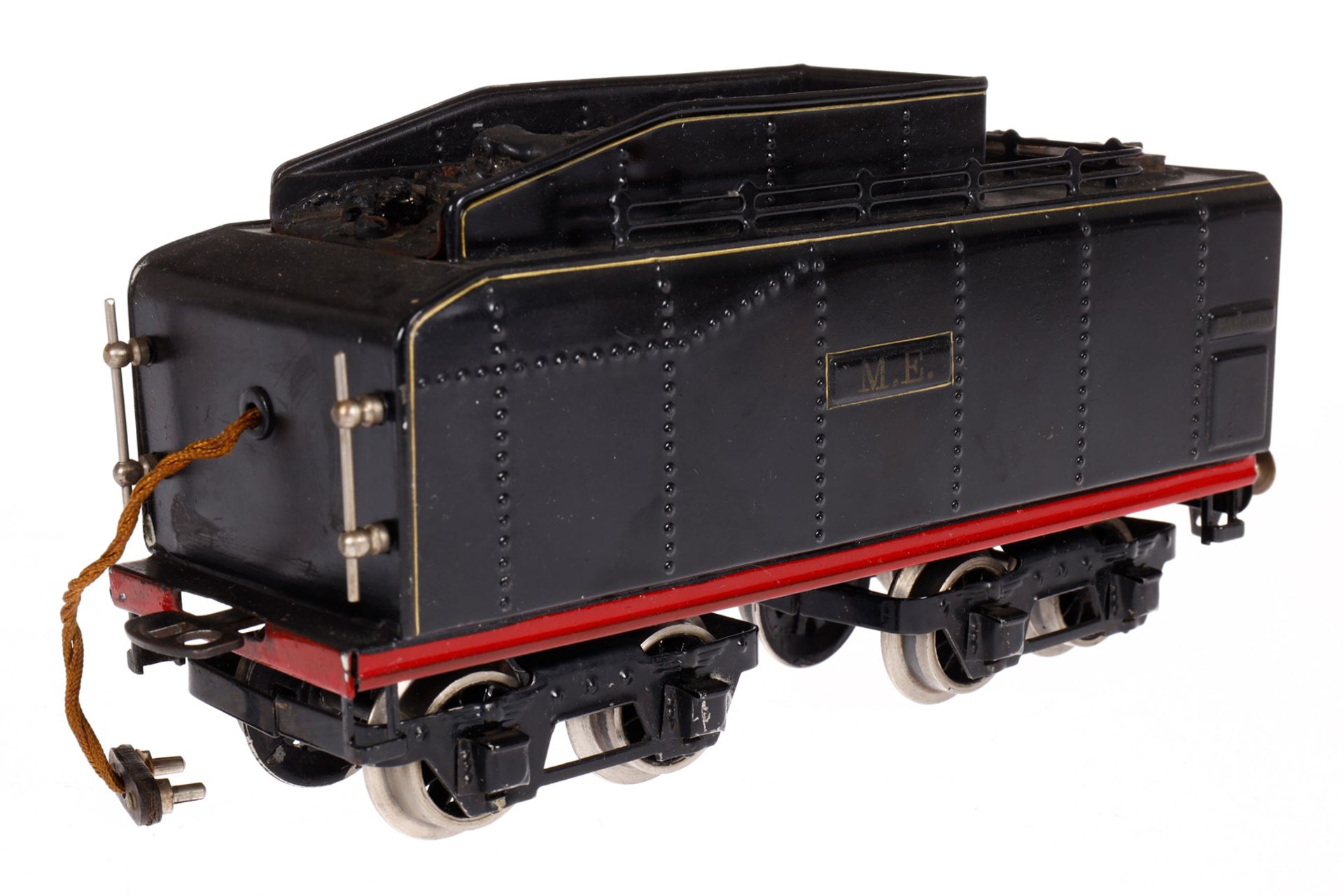 Märklin franz. 2-D-1 Dampflok ME 70/12920, Spur 0, elektr., schwarz, mit Tender und 2 el. bel. - Bild 5 aus 8