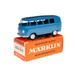 Märklin Volkswagen-Kleinomnibus 8013-5524/14 E, blau, LS und Alterungsspuren, OK, Z 1-2