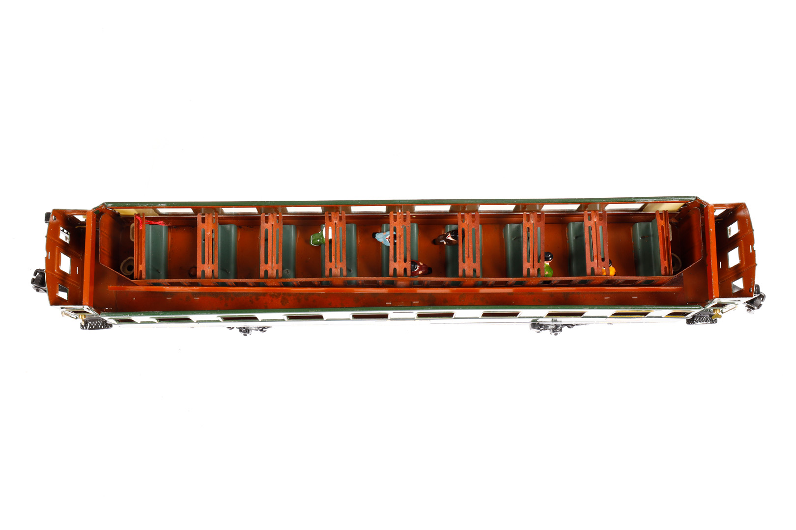 Märklin Personenwagen 1941 G, Spur 0, CL, mit Inneneinrichtung, 4 AT, Gussrädern, Schildern und - Image 4 of 6