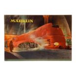 Märklin Katalog D 47 F, mit Nachtrag, 32 Seiten, Alterungsspuren