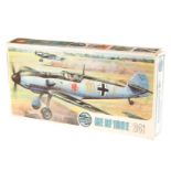 Airfix Bausatz Messerschmitt "BF 109 E" 1202, Maßstab 1:24, wohl komplett, im leicht besch. OK,