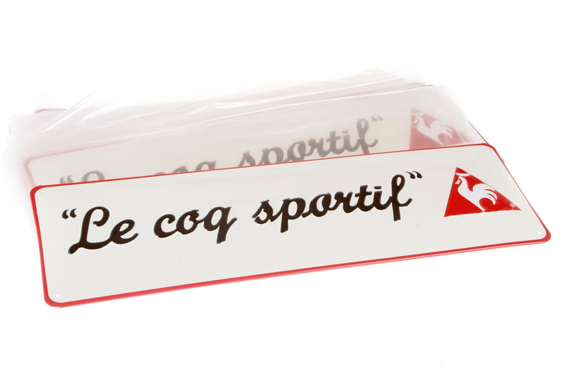 9 Replik-Emailleschilder "Le coq sportif", L 39, Z 2