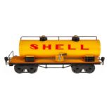 Märklin Shell Kesselwagen 1954, Spur 1, HL, LS und gealterter Lack, L 31,5, Z 1-2