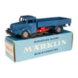 Märklin Südwerke-Lastwagen 8009-5524/10, blau/rot/schwarz, LS und Alterungsspuren, im OK, Z 1-2
