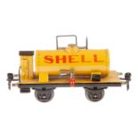 Märklin Shell Kesselwagen 1994, Spur 0, HL, mit BRH, meist rest., L 16,5, Z 4