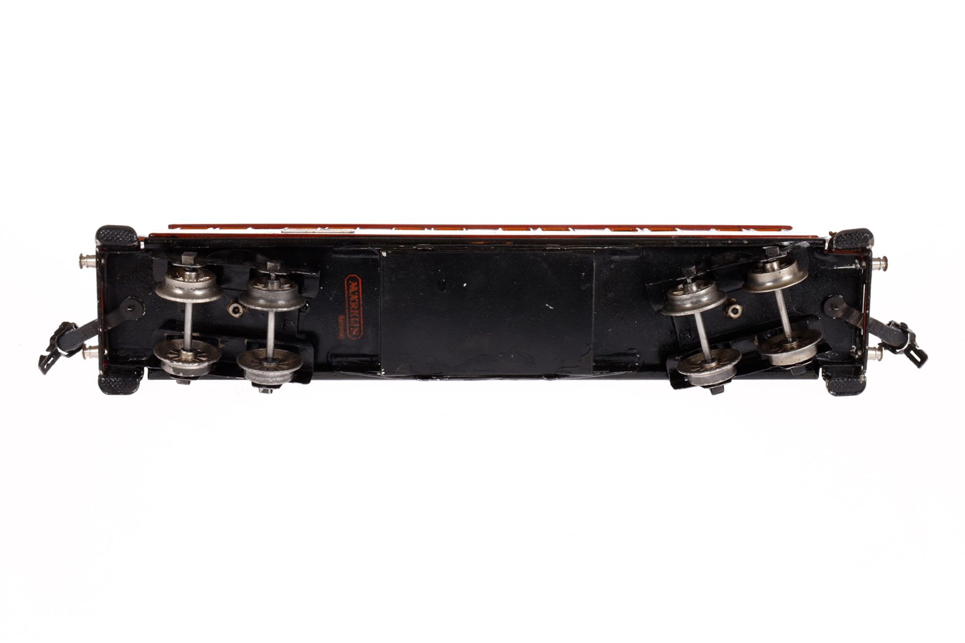 Märklin Mitropa Schlafwagen 1947 G, Spur 0, HL, mit Inneneinrichtung, 4 AT, Gussrädern, Schildern - Bild 5 aus 6