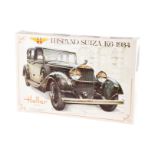 Heller Bausatz Hispano Suiza 733, Maßstab 1:24, wohl komplett, im leicht besch. OK, Alterungsspuren