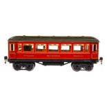 Märklin Mitropa Speisewagen 1888, Spur 1, CL, mit Inneneinrichtung, 4 AT, Gussrädern und Replik-