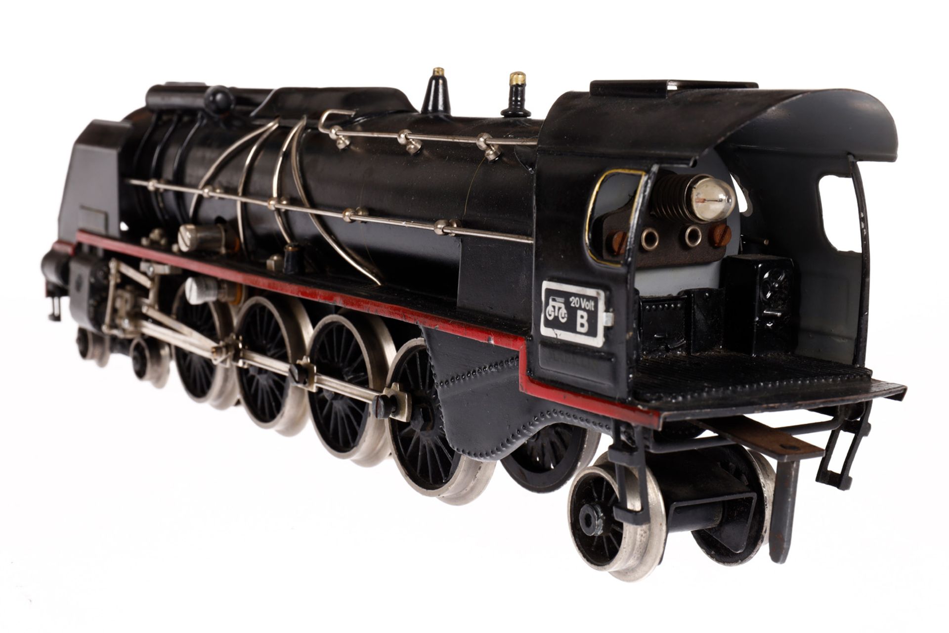 Märklin franz. 2-D-1 Dampflok ME 70/12920, Spur 0, elektr., schwarz, mit Tender und 2 el. bel. - Bild 3 aus 8