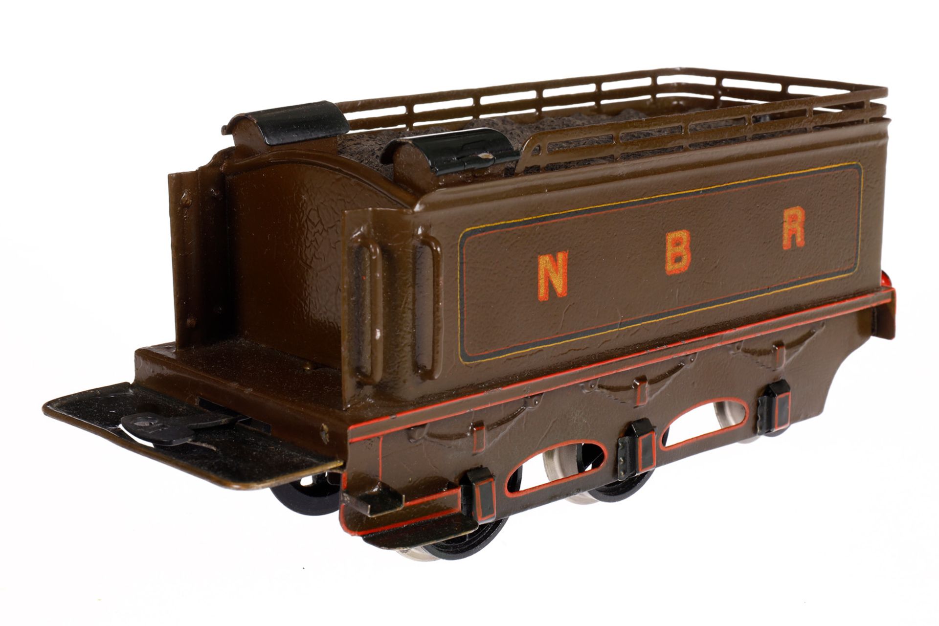 Märklin engl. 2-B-1 Dampflok CE 65/13021, Spur 1, elektr., braun/schwarz, mit Tender und 2 el. - Bild 5 aus 8