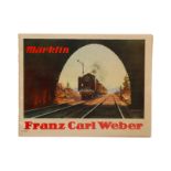 Märklin Katalog D 7, 1930, mit Faltblatt M 270 Schweiz, 76 Seiten, Alterungsspuren