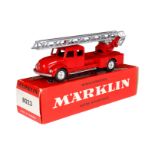 Märklin Feuerwehrauto 8023, rot, LS und Alterungsspuren, OK, Z 1-2