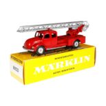 Märklin Feuerwehrauto 8023, rot, LS und Alterungsspuren, OK, Z 1-2