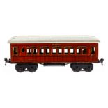 Märklin Mitropa Schlafwagen 1886, Spur 1, CL, mit 4 AT, LS und gealterter Lack, L 33, im tw besch.