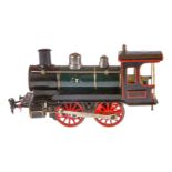 Märklin B-Dampflok, Spur 1, uralt, ohne Tender, Uhrwerk def., Z 4