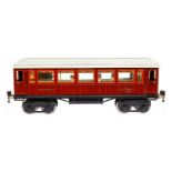 Märklin Mitropa Speisewagen 1888, Spur 1, CL, mit Inneneinrichtung, 4 AT, Gussrädern und Replik-