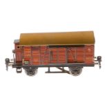 Märklin ged. Güterwagen 1791 B, Spur 0, CL, mit BRH, 2 ST und Schlussbeleuchtung, LS und