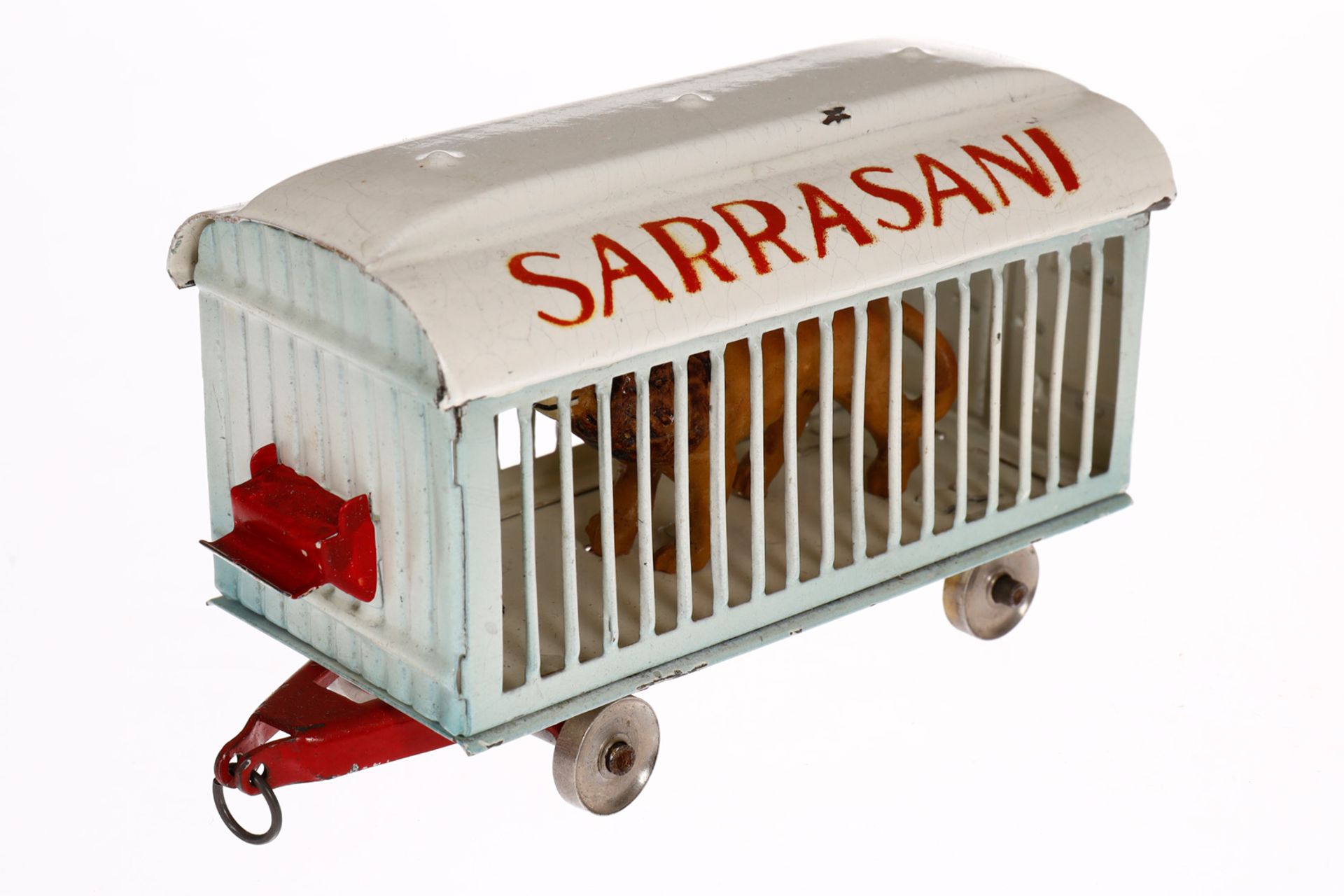 Märklin Sarrasani Tierwagen, HL, mit Löwe, LS und gealterter Lack, L 9, sonst Z 2 - Bild 2 aus 4