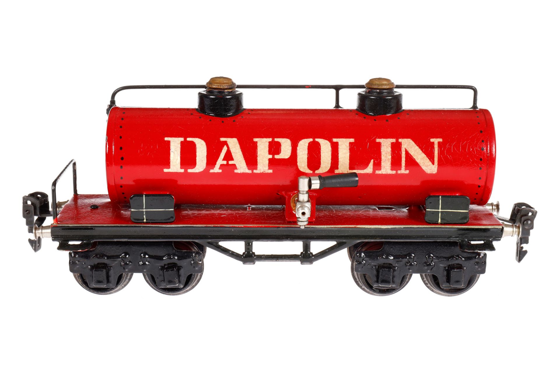 Märklin Dapolin Kesselwagen 1954, Spur 0, HL, LS, tw ausgeb., gealterter Lack, L 21,5, sonst noch