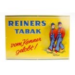 Replik-Emailleschild "Reiners Tabak", L 51, Z 2