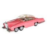 Dinky Toys Thunderbird "Lady Penelope", rosa, mit Zubehör, LS und Alterungsspuren, sonst noch Z 2