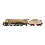 Märklin franz. 2-D-1 Dampflok ME 70/12920, Spur 0, elektr., grau, mit Tender und 2 el. bel.