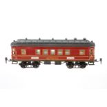 Märklin Mitropa Speisewagen 1932, Spur 1, HL, mit 4 AT, Replik-Schildern und Gussrädern, meist ÜL, L