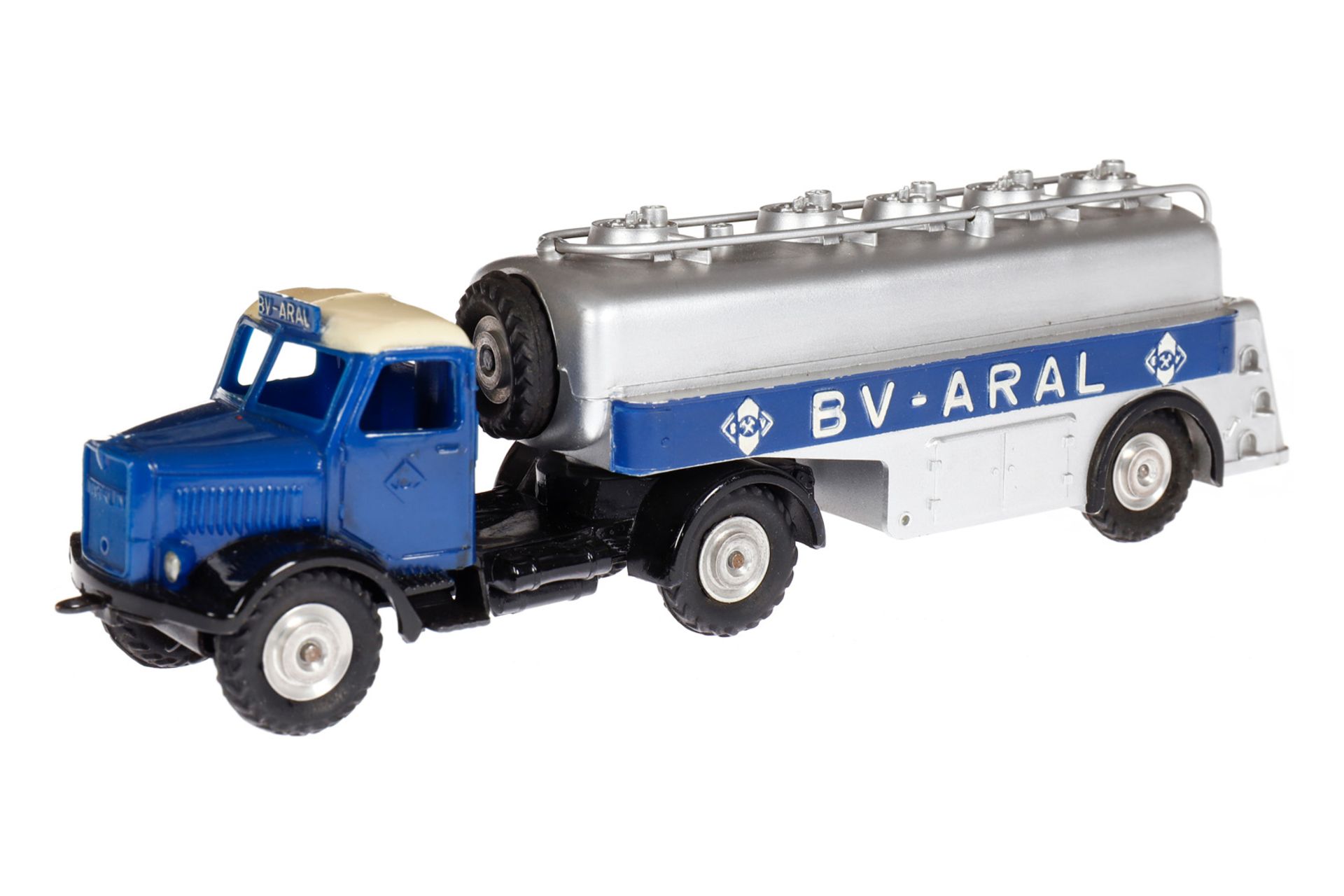 Märklin Treibstoff-Tankwagen 5521/27, blau/silbern/creme, LS und Alterungsspuren, Z 2