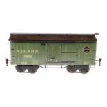 Märklin amerik. ged. Güterwagen 2926 NYC, Spur 1, CL, mit 2 ST, LS tw ausgeb., gealterter Lack, L