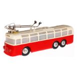 Eheim Trolley-Bus 6109, Spur H0, creme/rot, Alterungsspuren, sonst noch Z 2