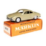 Märklin Karmann Ghia Coupet 8021, resedagrün, LS und Alterungsspuren, OK, Z 1-2