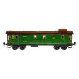 Märklin Gepäckwagen 1844, Spur 1, CL, mit 4 AT und 2 ST, LS und gealterter Lack, L 42, Z 2