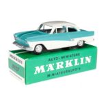 Märklin Ford Taunus 8027, türkis/weiß, LS und Alterungsspuren, im Replik-Karton, Z 1-2