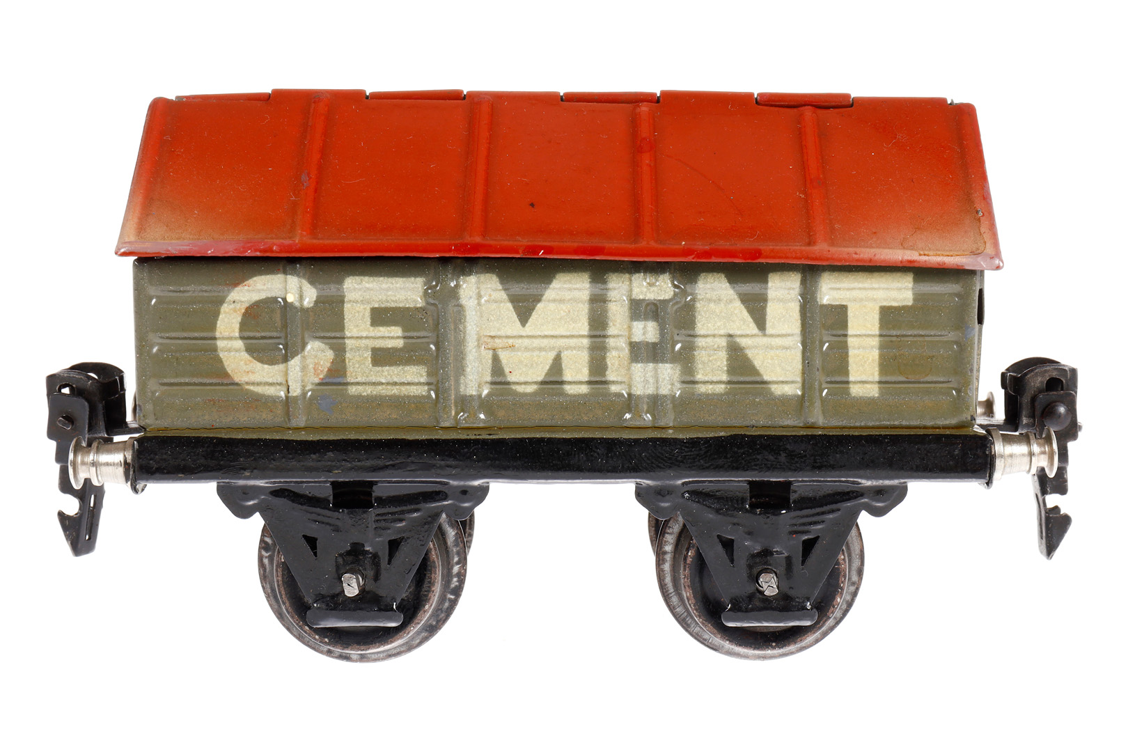 Märklin Zementwagen 1919, Spur 0, HL, LS tw ausgeb., gealterter Lack, L 13, sonst noch Z 2