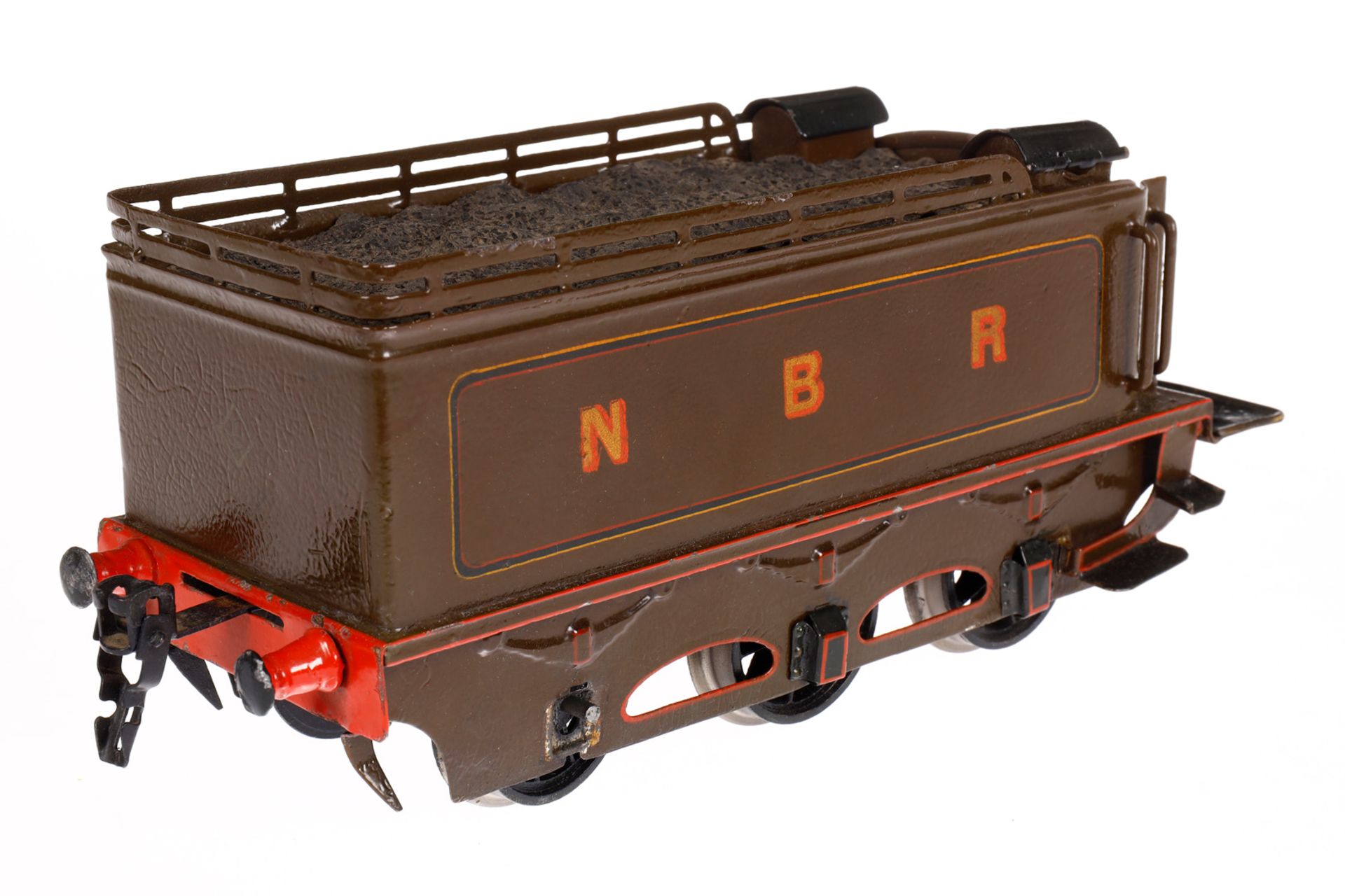 Märklin engl. 2-B-1 Dampflok CE 65/13021, Spur 1, elektr., braun/schwarz, mit Tender und 2 el. - Bild 6 aus 8