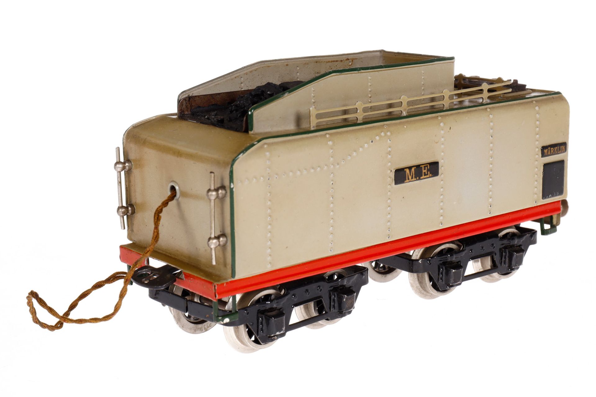 Märklin franz. 2-D-1 Dampflok ME 70/12920, Spur 0, elektr., grau, mit Tender und 2 el. bel. - Bild 5 aus 9