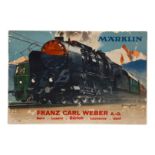 Märklin Katalog D 15, 1938/39, mit Wunschzettel, 64 Seiten, Alterungsspuren