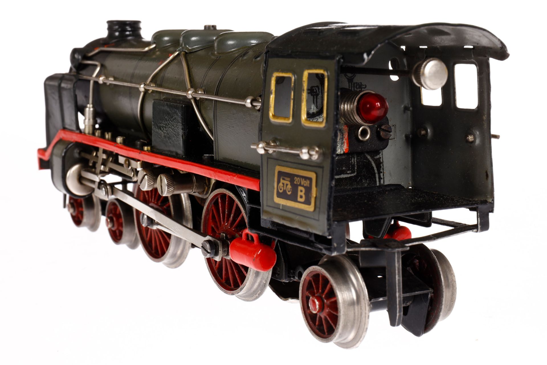 Märklin 2-B-1 Dampflok CER 66/13020, Spur 0, elektr., grau/schwarz, mit Tender, kW und 2 el. bel. - Bild 3 aus 8